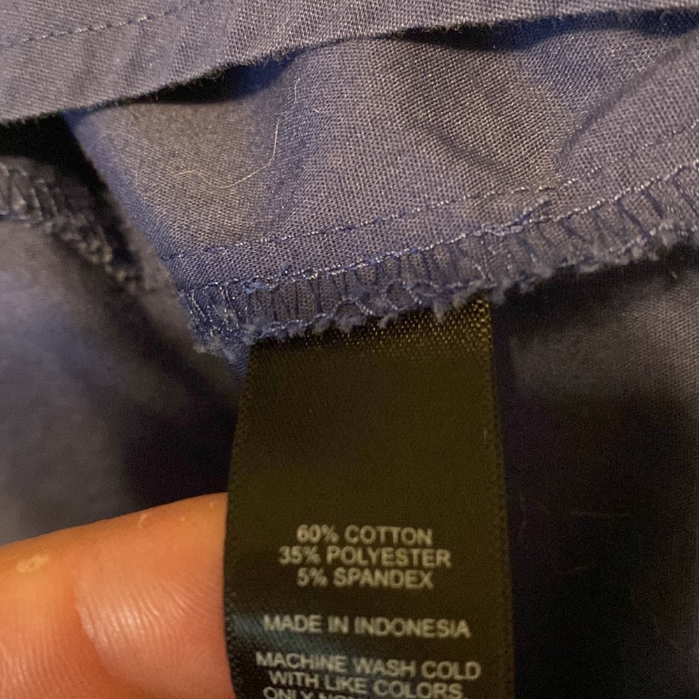 Navy Blue Fitted Express Button Down - image 5